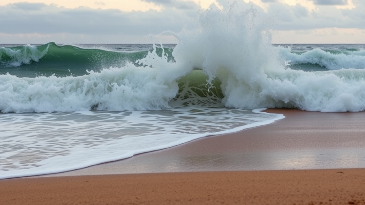 Storm Waves Are Rolling a Brazilian Sand Spit Backward, and Satellites Caught It in the Act