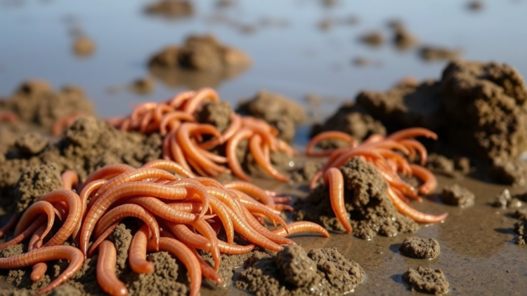 Billions of Marine Worms Move Mountains of Estuary Mud, Study Finds