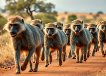 Dry Days Drive Baboons to March Three Times Farther in Tanzanian Reserve