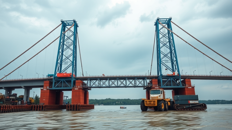 Scouring Floods and Earthquakes Combine to Lift Bridge Foundations, Study Warns