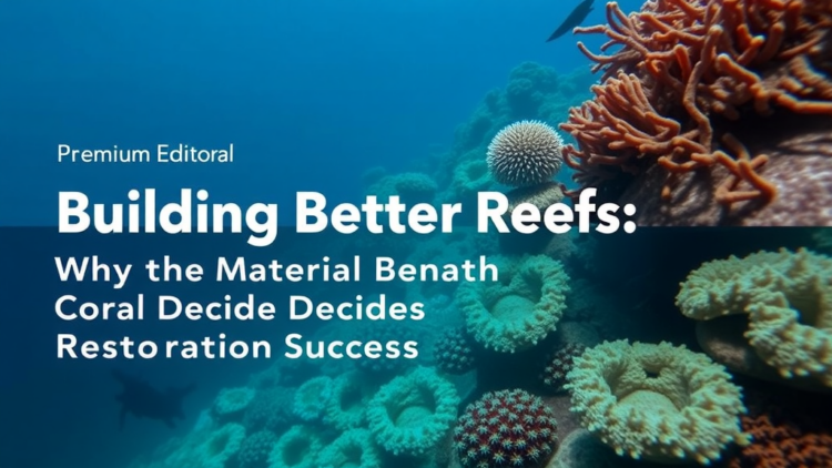 Building Better Reefs: Why the Material Beneath the Coral Decides Restoration Success