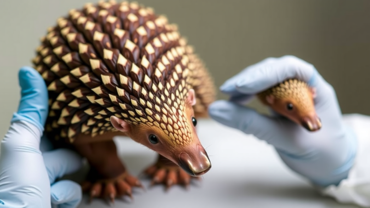 Scientists Crack Stress Testing for Rescued Pangolins Using Just Their Droppings