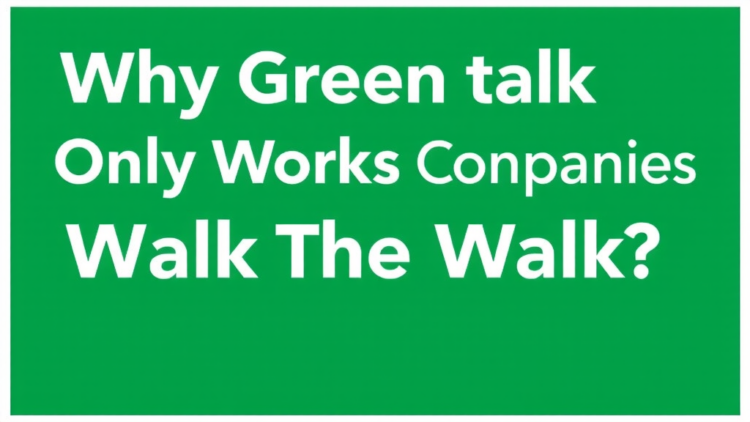 Why Green Talk Only Works When Companies Walk the Walk, Study Finds