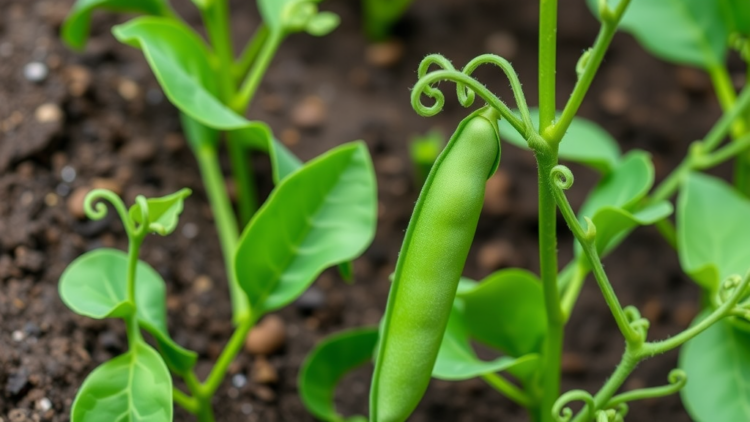 Microbes and Nanoparticles Team Up to Boost Garden Pea Yields by 27 Percent