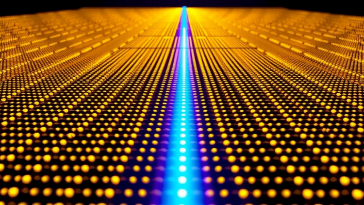 Tiny Silicon Probes Reveal How Gold Nanoarrays Turn Laser Light into Heat