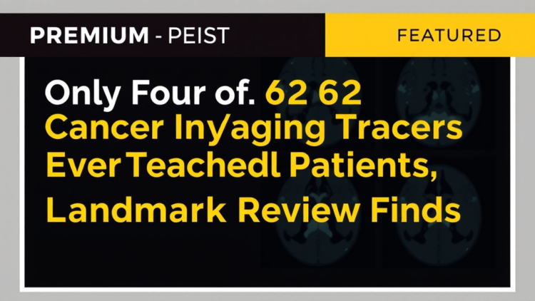 Only Four of 62 Cancer Imaging Tracers Ever Reached Patients, Landmark Review Finds