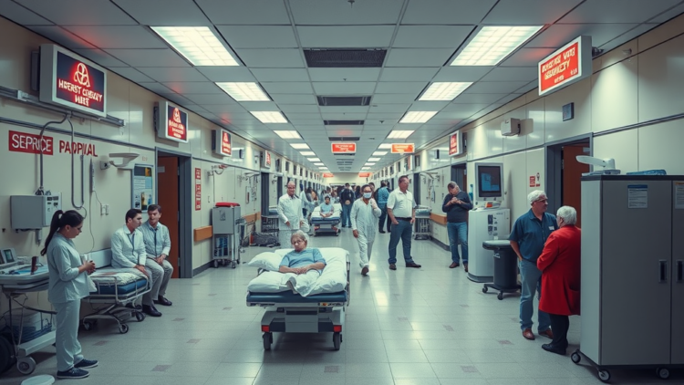 Death Risk Climbs Steadily as Hospital Emergency Departments Fill Beyond Capacity