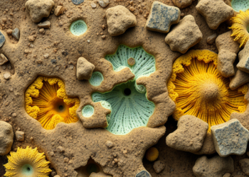 Fungal Partners Supercharge Cyanobacteria to Bind Toxic Mine Sand Into Living Crusts