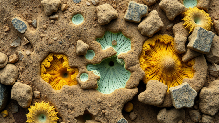 Fungal Partners Supercharge Cyanobacteria to Bind Toxic Mine Sand Into Living Crusts