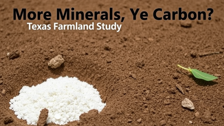 More Minerals, Less Carbon? Texas Farmland Study Upends a Soil Science Assumption