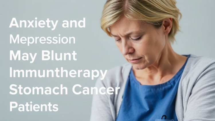 Anxiety and Depression May Blunt Immunotherapy Response in Stomach Cancer Patients