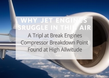 Why Jet Engines Struggle in Thin Air: Compressor Breakdown Point Found at High Altitude
