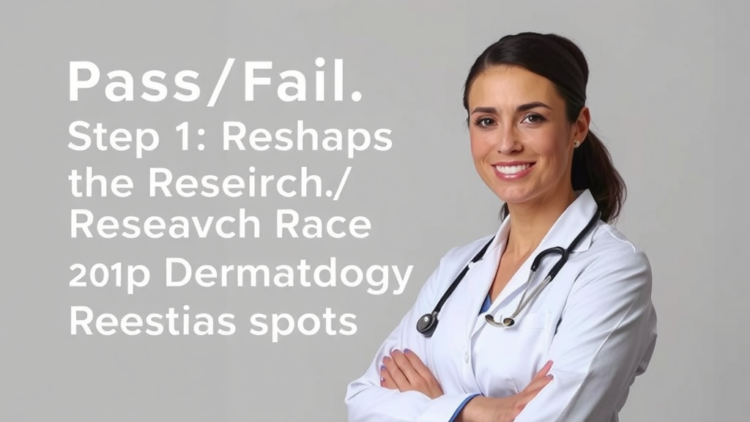 Pass/Fail Step 1 Reshapes the Research Race for Top Dermatology Residency Spots