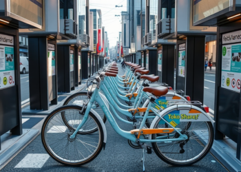 Tokyo Bike-Share Stations Reveal Hidden Commuting Maps