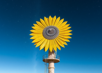 Sunflower-inspired antenna layout passes on-sky test for SKA-Low telescope