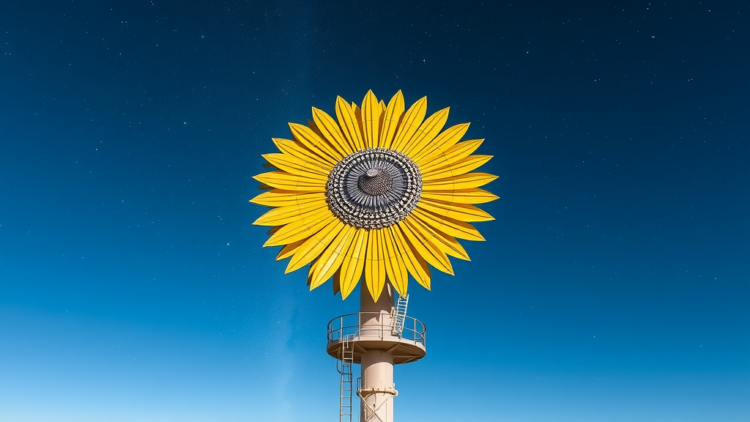 Sunflower-inspired antenna layout passes on-sky test for SKA-Low telescope