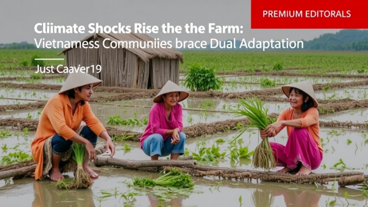 Climate Shocks Ripple Beyond the Farm: Vietnamese Communities Embrace Dual Adaptation