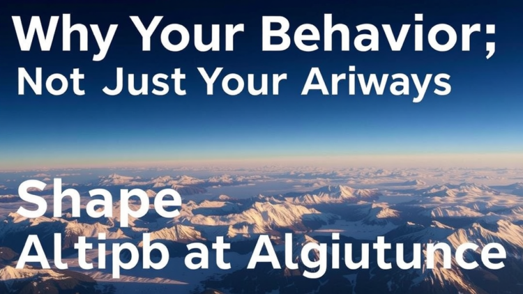 Why Your Behavior, Not Just Your Airways, Shapes Sleep Trouble at High Altitude