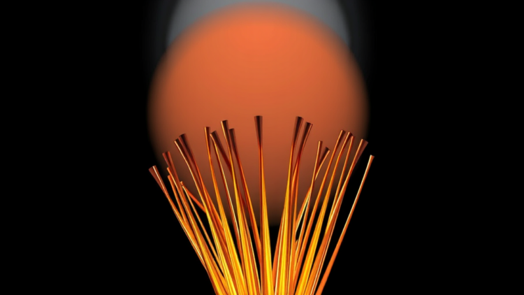 CoSi Semimetal Wires Beat Copper by Getting Better as They Shrink