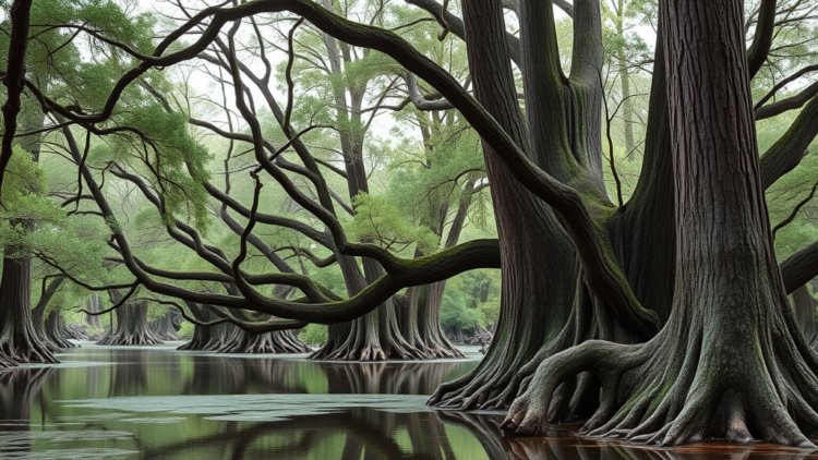 Ancient trees are not genetic treasure chests, swamp cypress study suggests
