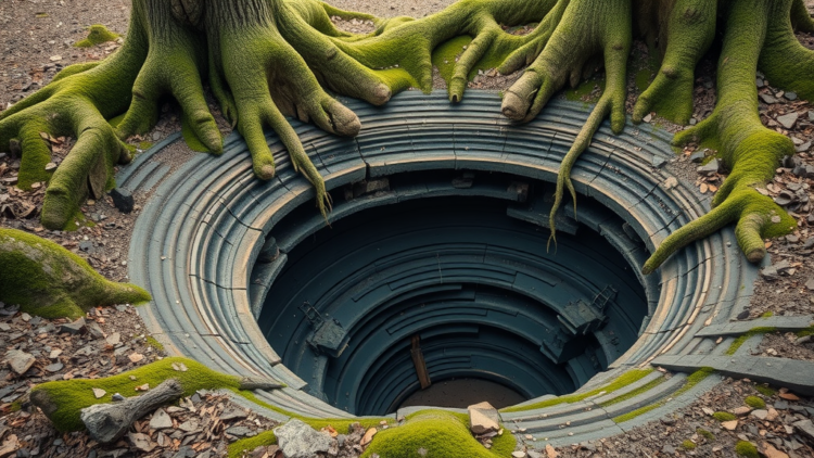Tree Rings and Sinkholes Reveal How Abandoned Slate Mines Slowly Fall Apart
