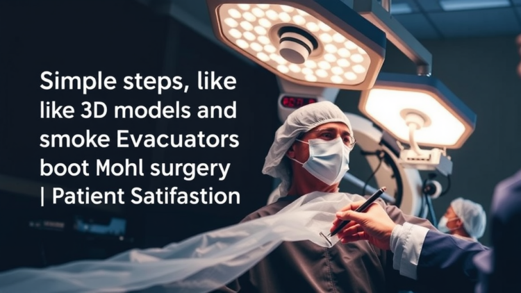 Simple Steps Like 3D Models and Smoke Evacuators Boost Mohs Surgery Patient Satisfaction