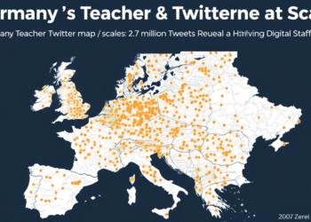 Germany’s Teacher Twitter Mapped at Scale: 2.7 Million Tweets Reveal a Thriving Digital Staffroom