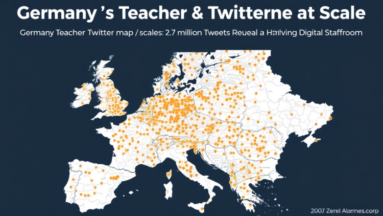Germany’s Teacher Twitter Mapped at Scale: 2.7 Million Tweets Reveal a Thriving Digital Staffroom