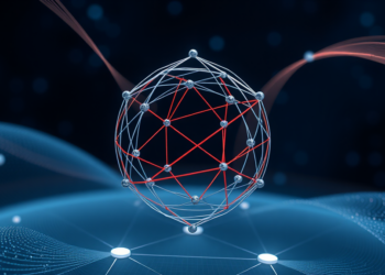 Quantum Geometry and Teleportation Bound Together in a Two-Spin System