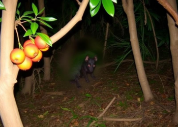 Camera Traps Reveal Hidden Shifts in Tropical Fruit-Eating Wildlife as Forest Disturbance Rises