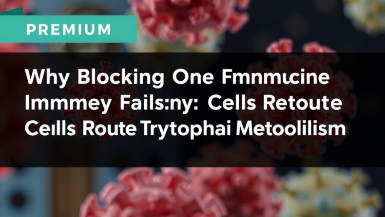 Why Blocking One Immune Enzyme Fails: Cells Reroute Tryptophan Metabolism