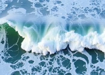 Foamy Fingerprints: Lab Whitecaps Reveal How Breaking Waves Choose Their Direction
