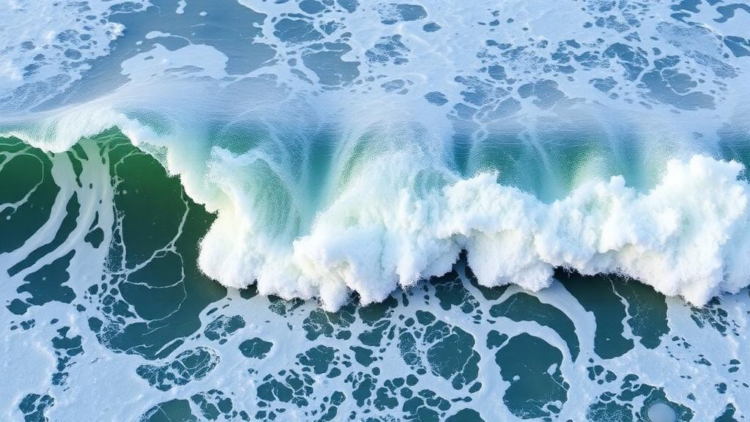 Foamy Fingerprints: Lab Whitecaps Reveal How Breaking Waves Choose Their Direction