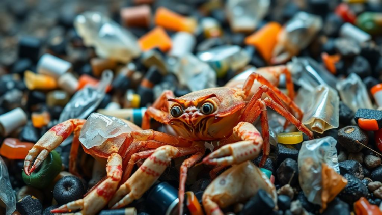 Crustaceans Reveal the Full Toxic Toll of Microplastics and Nanoplastics