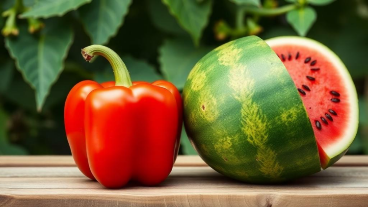 Zinc Oxide Nanoparticles Shield Pepper and Watermelon From Heat Stress