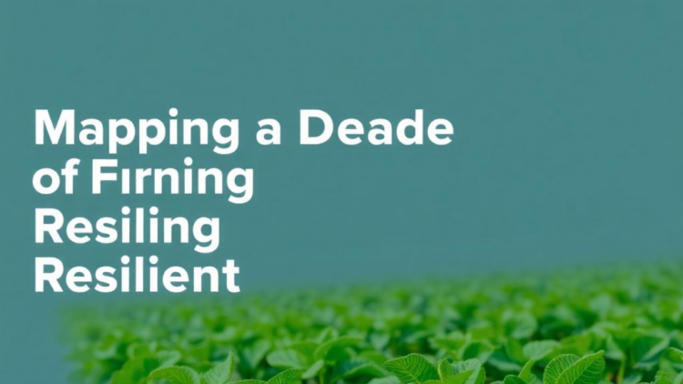 Mapping a Decade of Farming Resilience: How Agricultural Science Is Rewiring Its Priorities
