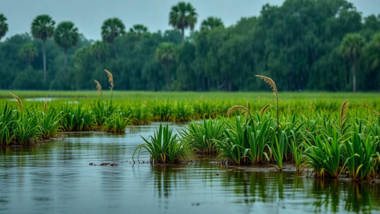 Rain, Not the River, Drives How Fast Louisiana Marsh Grass Decays