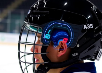 Smart Helmet Algorithm Reconstructs Head Motion in Ice Hockey Impacts from a Single Sensor