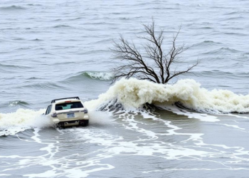 Hybrid AI-physics model brings fast coastal flood warnings to data-poor shores