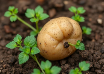 Tiny Silica Particles Recruit Protective Soil Microbes to Shield Potatoes From Disease