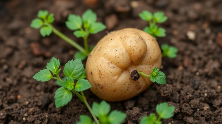 Tiny Silica Particles Recruit Protective Soil Microbes to Shield Potatoes From Disease