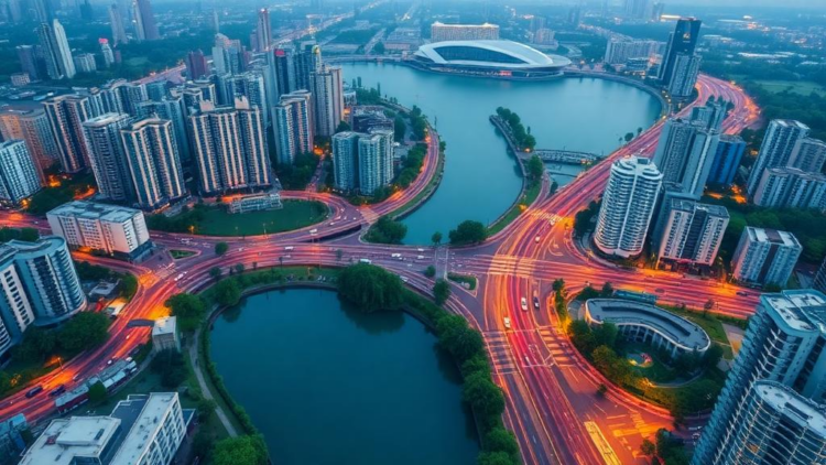 AI Maps Exactly How Far Urban Lakes Cool City Streets