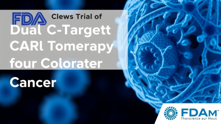 FDA Clears Trial of Dual-Target CAR T-Cell Therapy for Colorectal Cancer