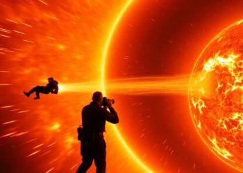 Astronomers Catch Plasma Falling at Supersonic Speeds Inside a Solar Filament