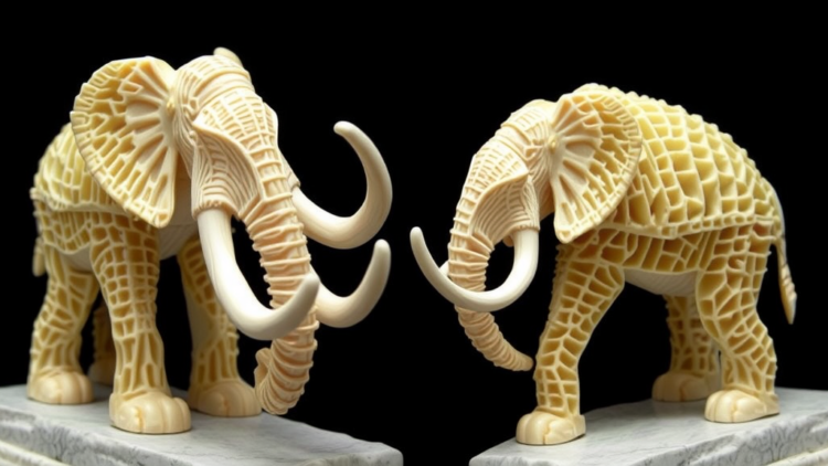 Mammoth Ivory’s Inner Structure Inspired Ice Age Figurines from Mezin