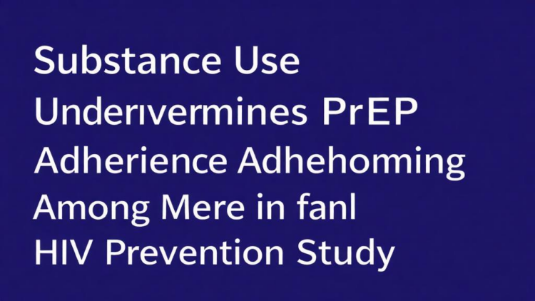 Substance Use Undermines PrEP Adherence Among Black Men in Landmark HIV Prevention Study