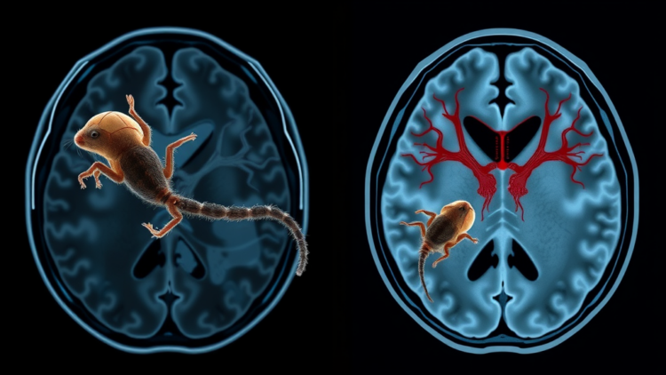 Parasitic Brain Infection Recreated in Rats Mirrors Human Neurocysticercosis on MRI
