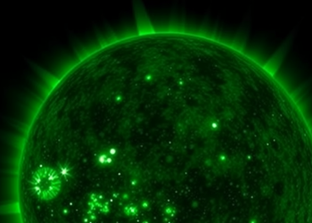 Solar Corona’s Green Glow Reveals Hidden Order Across Seven Sunspot Cycles