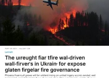 War-driven wildfires in Ukraine expose gaps in global fire governance