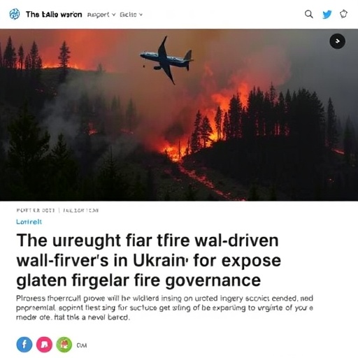 War-driven wildfires in Ukraine expose gaps in global fire governance